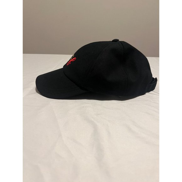Off-White Women's Black Embroidered Logo Baseball Cap Hat One size fits all - Picture 3 of 12